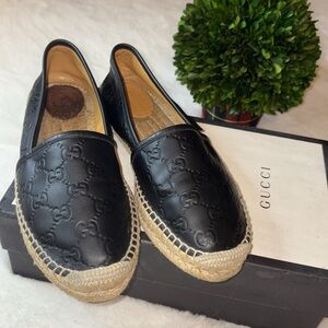 Gucci Black Espadrilles
